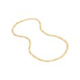 thumbnail image 1 of 18k Gold Over Sterling Silver Figaro 100 Gauge Chain Necklace 22 Inches, 1 of 1