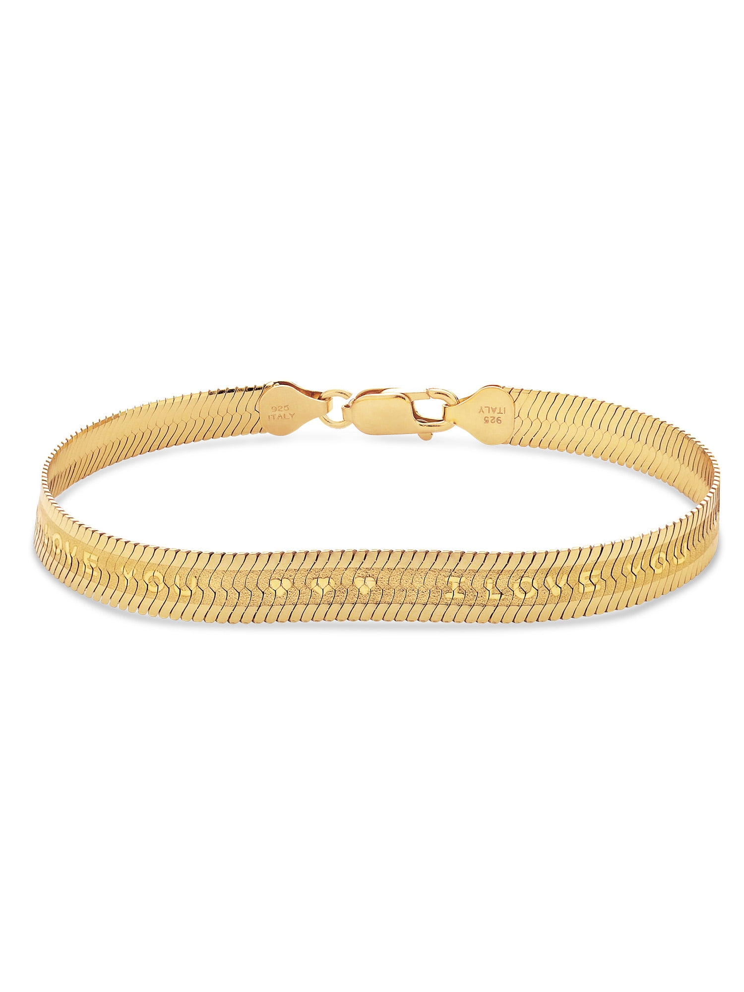 18k Yellow Gold 'I LOVE YOU' Bracelet