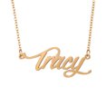 thumbnail image 1 of 18k Gold Plated Tracy Name Necklace Dainty Nameplate Jewlery Mother Day Gift, 1 of 3