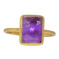 thumbnail image 1 of 18k Gold Vermeil - Natural Amethyst 925 Silver Ring Jewelry s.5.5 ALLR-29749, 1 of 1