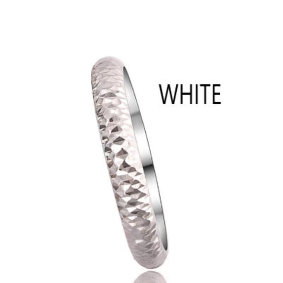 18k Pure Gold Ring Rose White Unisex Men Women Lover Wedding Engagement Fine Jewelry Girl Miss Gift 2020 Hot Sale drop shipping
