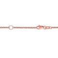 thumbnail image 1 of JewelStop 18K Rose Gold Lite Cable Chain Lobster Clasp, Extendable & Adjustable 16-18 Inches, 1 of 3