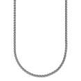 thumbnail image 1 of 18k White Gold 2.5mm Wheat Chain Necklace 18 Inch Chain Necklace for Women and Men - 13.0 Grams, 1 of 2