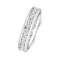 thumbnail image 1 of 18k White Gold 4.2mm Court Comfort Women Diamond Wedding Band/Ring Brilliant Cut 2.08 Carat G - SI VS, 1 of 3