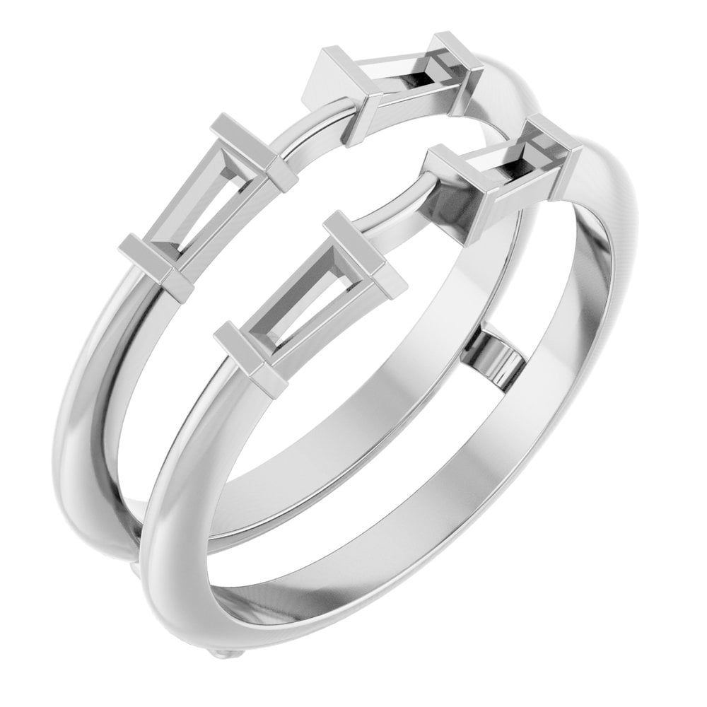 18k X1 White Gold Ring Guard Fine Jewelry For Women Gifts For Her ...