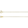 thumbnail image 1 of 18k Yellow Gold 1mm 18 Inch Rolo Chain Chain Necklace for Women and Men - 1.5 Grams, 1 of 2