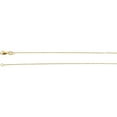thumbnail image 1 of 18k Yellow Gold 1mm Sparkle-Cut Cable 20 Inch Chain Chain Necklace for Women and Men - 1.9 Grams, 1 of 2