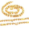 thumbnail image 1 of 18k Yellow Gold Plated Chain Necklace for Men 21", 1 of 1