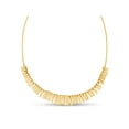 thumbnail image 1 of 18kt Gold Over Sterling Silver Graduated Detached Cleo Necklace, 18", 1 of 2