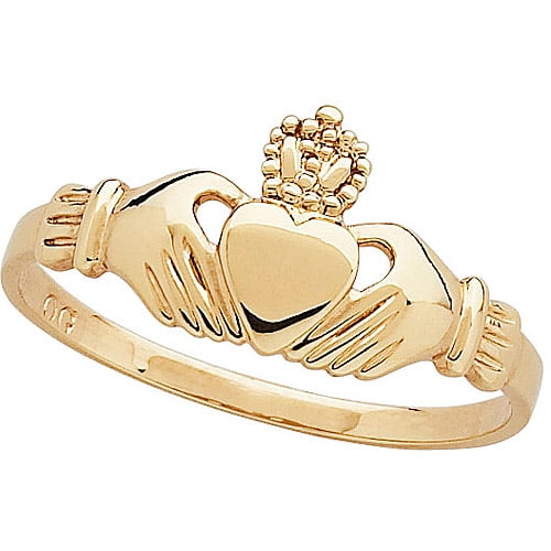 Gold plated on sale claddagh ring