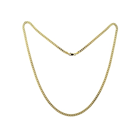 18kt Gold over Sterling Silver Grometta Chain, 24"