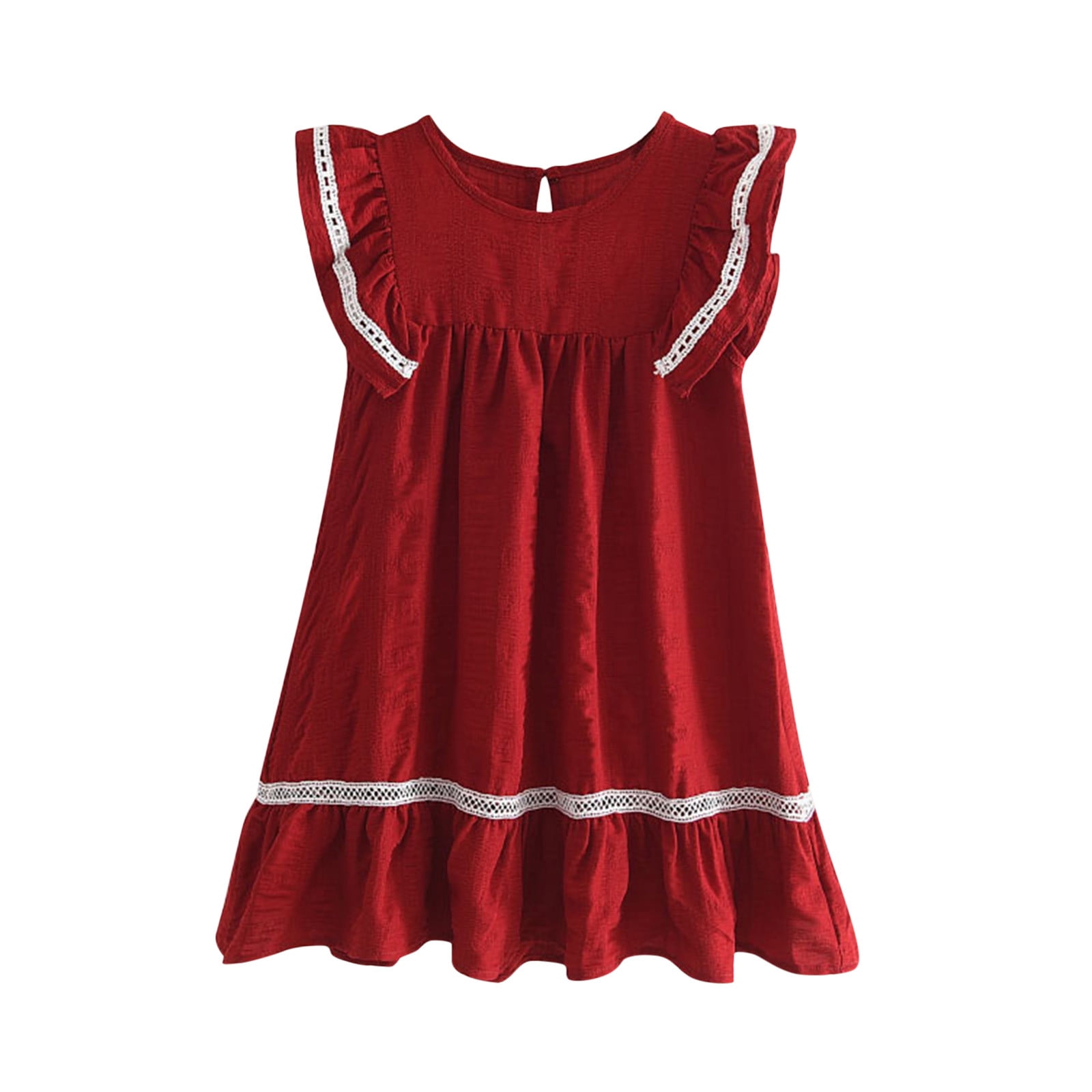 Buy Casual Kids Dress Frocks for Baby Girl Knee Length Frock Sleeves Round  Neck Online In India At Discounted Prices