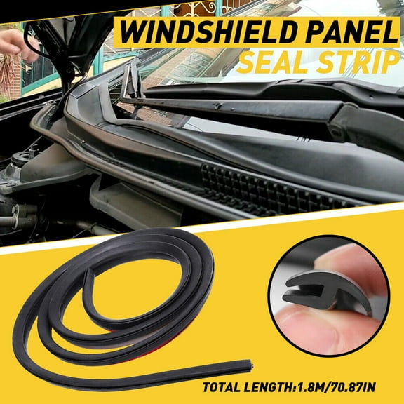 18m rubber car seal ring front windshield panel seal decorative molding strip B-