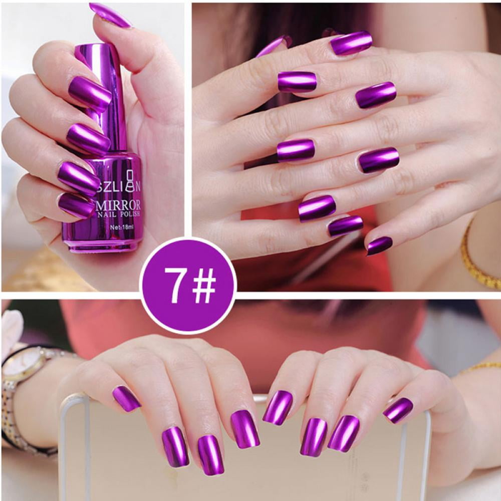 18ml Metallic Nail Polish Mirror Nail Polish Varnishes