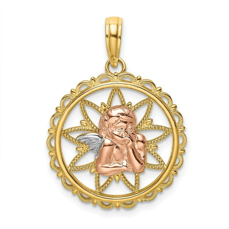 Resting angel necklace deals