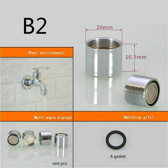 18mm 20mm 22mm Water saving Kitchen Faucet Aerator Faucet Tap Chrome Female Nozzle Sprayer Filter
