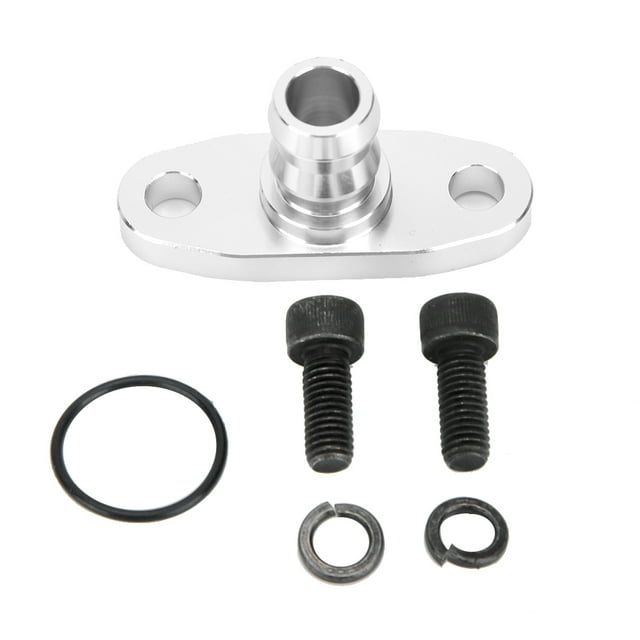 18mm Billet Turbo Oil Drain Return Flange Adapter for T3 T4 T3T4 T70 T04E Turbine