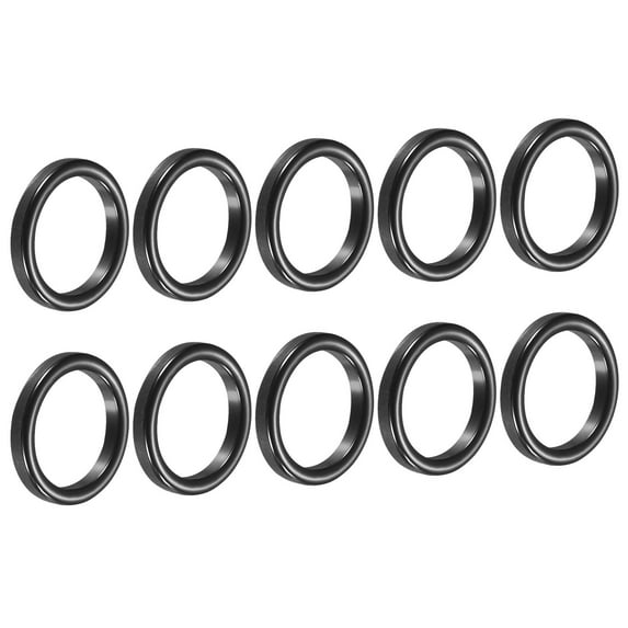 18mm Ceramic Guide Ring Fishing Rod Repair Kit, Black 10 Pack