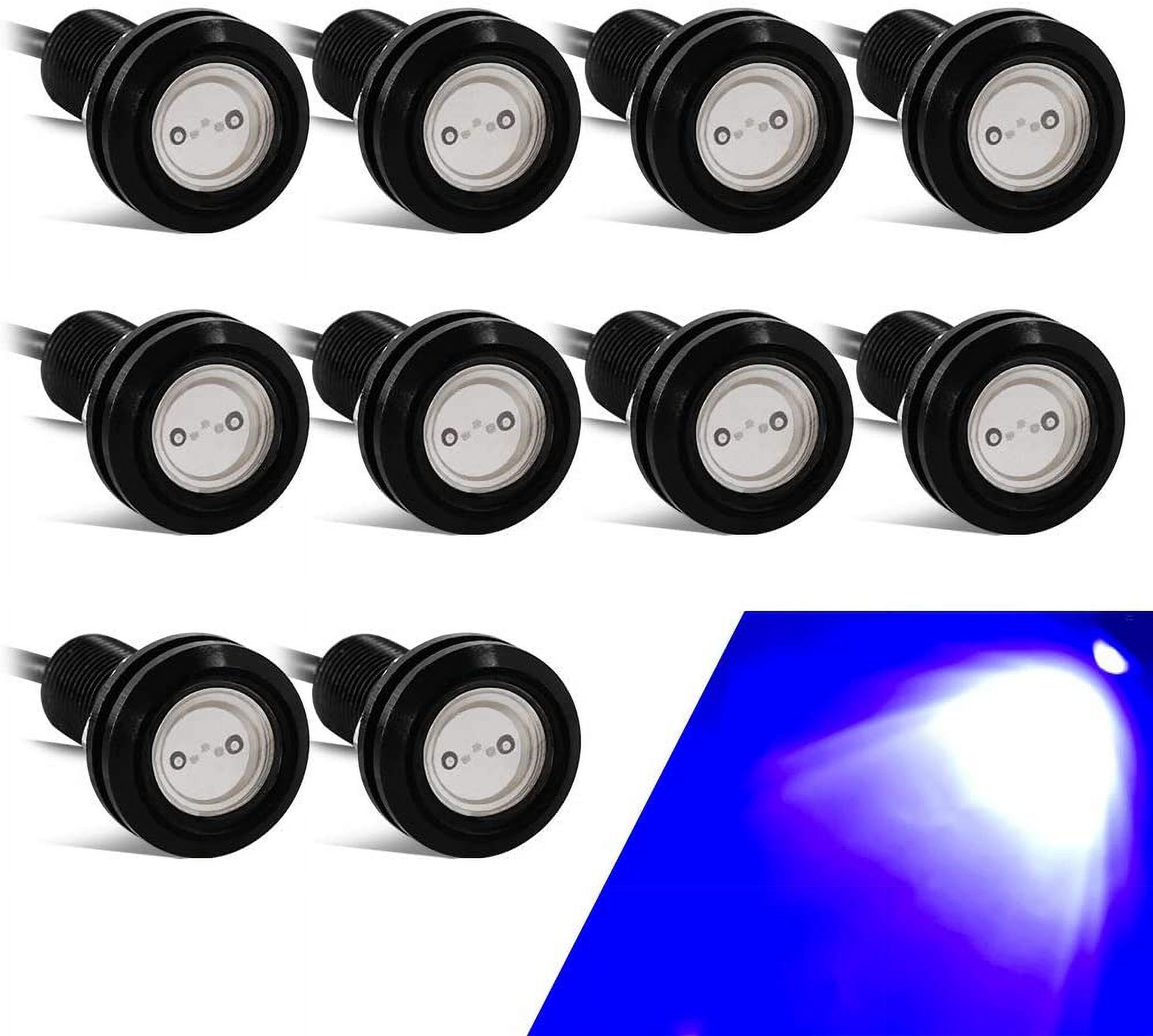 18mm Eagle Eye Led Lights High Power 9W Blue Daytime Running Light Car