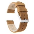 thumbnail image 1 of 18mm Gingerbread Brown Barton Quick Release Top Grain Leather Watch Band Strap, 1 of 6