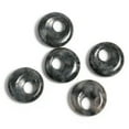 thumbnail image 1 of 18mm Natural Crystal Hole Donut Peace Buckle Beads Gemstone Chakra DIY Jewelry, 1 of 2