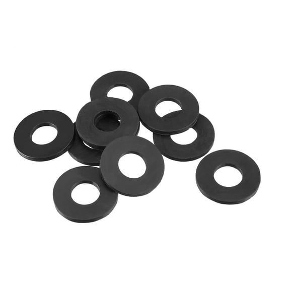 18mm OD O-Ring Hose Gasket Flat Rubber Washer Lot for Faucet Grommet 10pcs