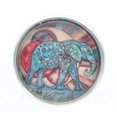 thumbnail image 1 of 18mm Snap Charm Button Interchangeable Jewelry Colorful Elephant, 1 of 1