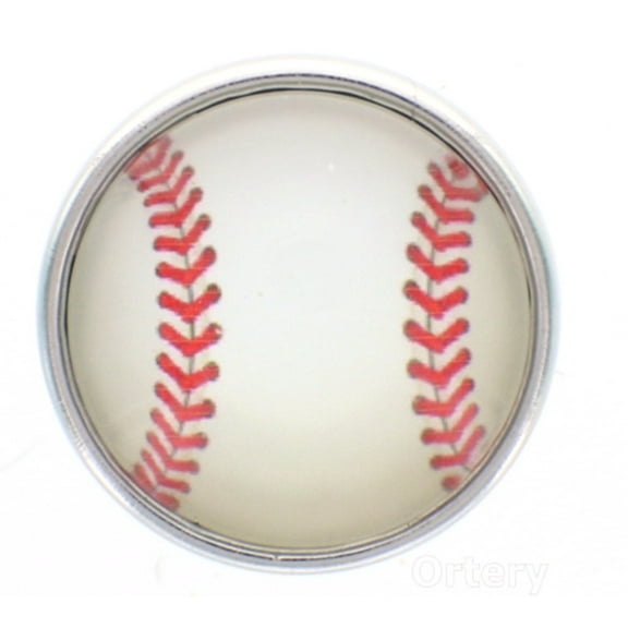 18mm Snap Charms Buttons Interchangeable Jewelry Baseball Softball