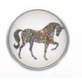 thumbnail image 1 of 18mm Snap Charms Buttons Interchangeable Jewelry Paisley Horse, 1 of 1