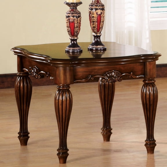 18mm Thick Cherry Wood Veneer End Table For Decorative Accents Graceful Home
