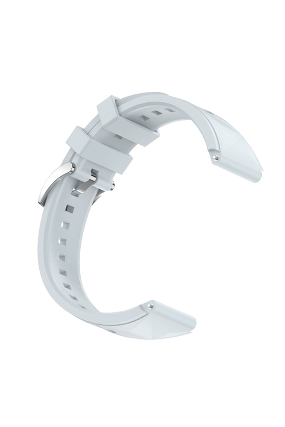 18mm Universal Silicone Watch Band Crystal Texture Press Button Closures for GT6