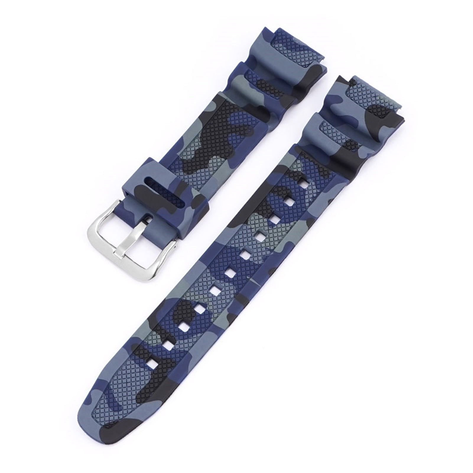 Bracelet De Montre Camouflage 18mm En Canvas - Style Militaire - Neuf Sans étiquette