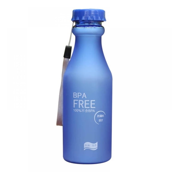 18oz Clear Water Bottles Airtight Screw Top Lids, Plastic Portable Soda ...