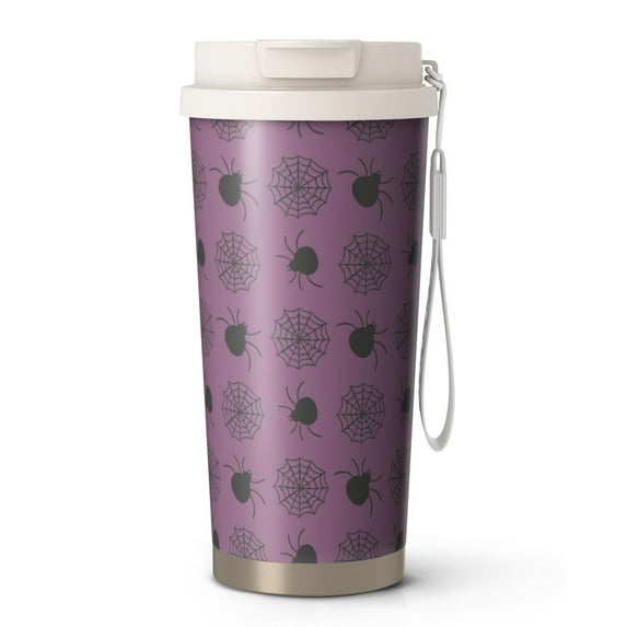 18oz Double Drinking Coffee Mug – Vacuum Insulated Stainless Steel Travel Cup with Leakproof Lid, 316 Steel Thermos Tumbler for Hot & Cold Beverages