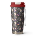 thumbnail image 1 of 18oz Double Drinking Coffee Mug – Vacuum Insulated Stainless Steel Travel Cup with Leakproof Lid, 316 Steel Thermos Tumbler for Hot & Cold Beverages, 1 of 7