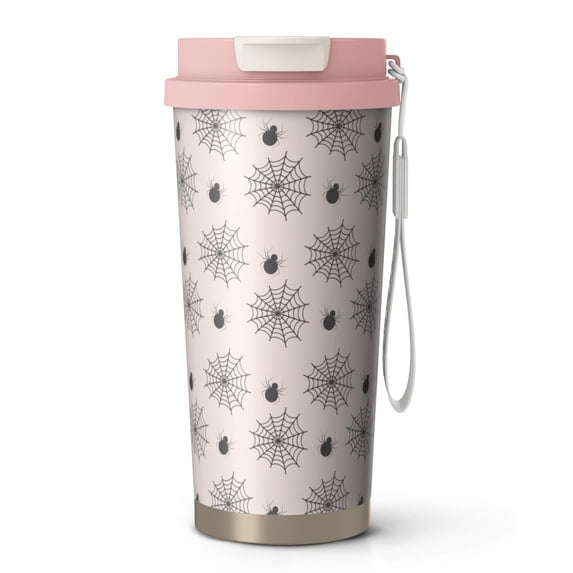 18oz Double Drinking Coffee Mug – Vacuum Insulated Stainless Steel Travel Cup with Leakproof Lid, 316 Steel Thermos Tumbler for Hot & Cold Beverages