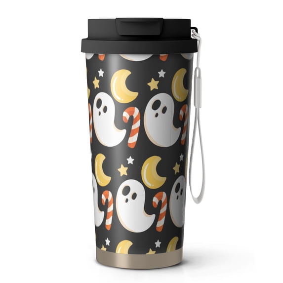 18oz Double Drinking Coffee Mug – Vacuum Insulated Stainless Steel Travel Cup with Leakproof Lid, 316 Steel Thermos Tumbler for Hot & Cold Beverages