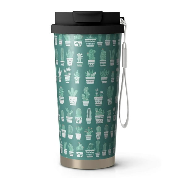 18oz Double Drinking Coffee Mug – Vacuum Insulated Stainless Steel Travel Cup with Leakproof Lid, 316 Steel Thermos Tumbler for Hot & Cold Beverages