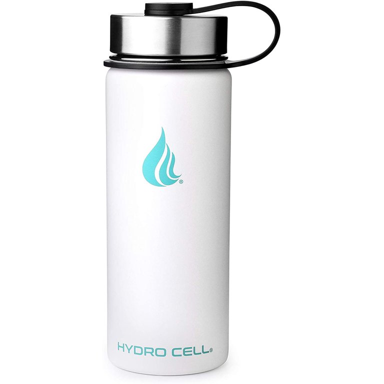 HYDRO CELL Stainless Steel Insulated Water Bottle with Straw - For