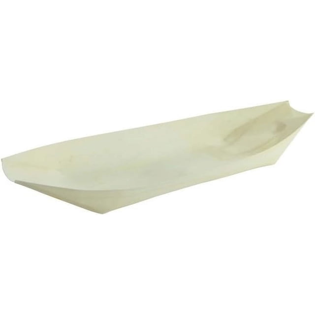 18oz Large Bamboo Wooden Food Boat 13.75x4.15x1.25 inch Disposable ...