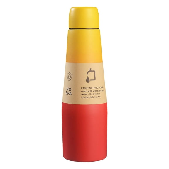 18oz Stainless Steel Vacuum Bottle - Double Wall Insulated Sports Thermos for Carbonated Drinks, Leakproof 12H Hot & 24H Cold Retentioncccc