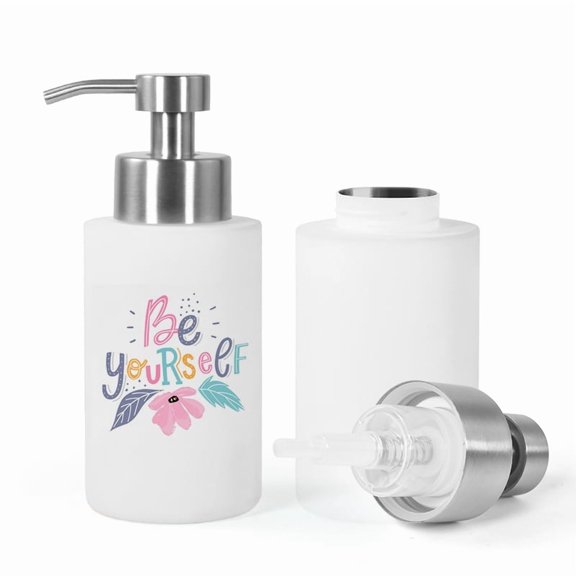 18oz Sublimation Soap Dispenser stainless steel bottle Refillable Liquid Soap Dispenser for Bathroom and Kitchen 25 pack