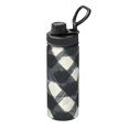 thumbnail image 1 of 18oz Three-Finger Cover Space Pot 2.9×9in Durable And Practical No Smell No Smell For Outdoor Sports Commuting Camping Darkgray Checked Hand-Drawn Sketch_1, 1 of 8