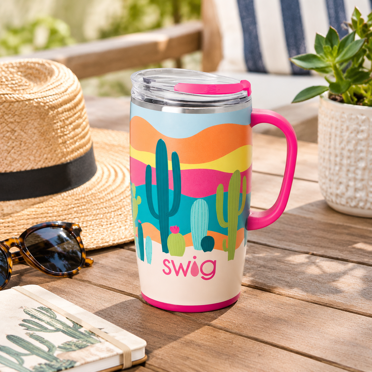 18ozulated Travel Mug With Handle & Lid Desert Glow - Walmart.com