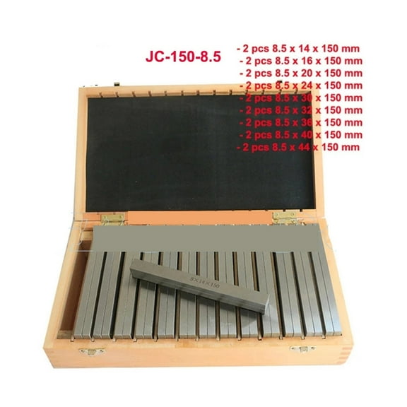 18pcs/20pcs Precision Parallel Set 150mm/100mm Parallel Block Set Parallel Pad Gauge Block CNC Milling Pads ,Corrosion Resistant
