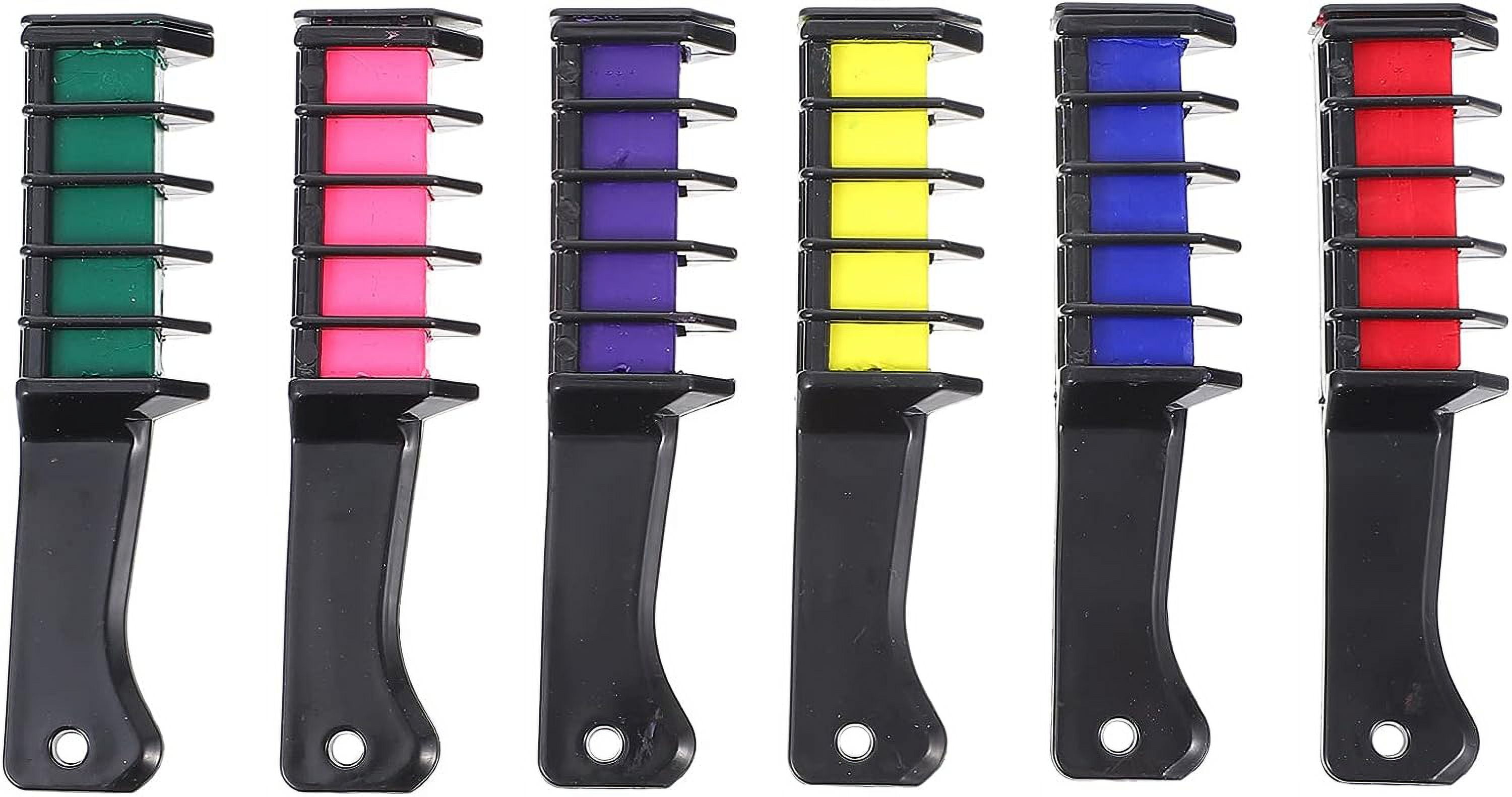 18pcs Chalk Washable Quick Temporary Use Dye Multicolor Color Comb ...