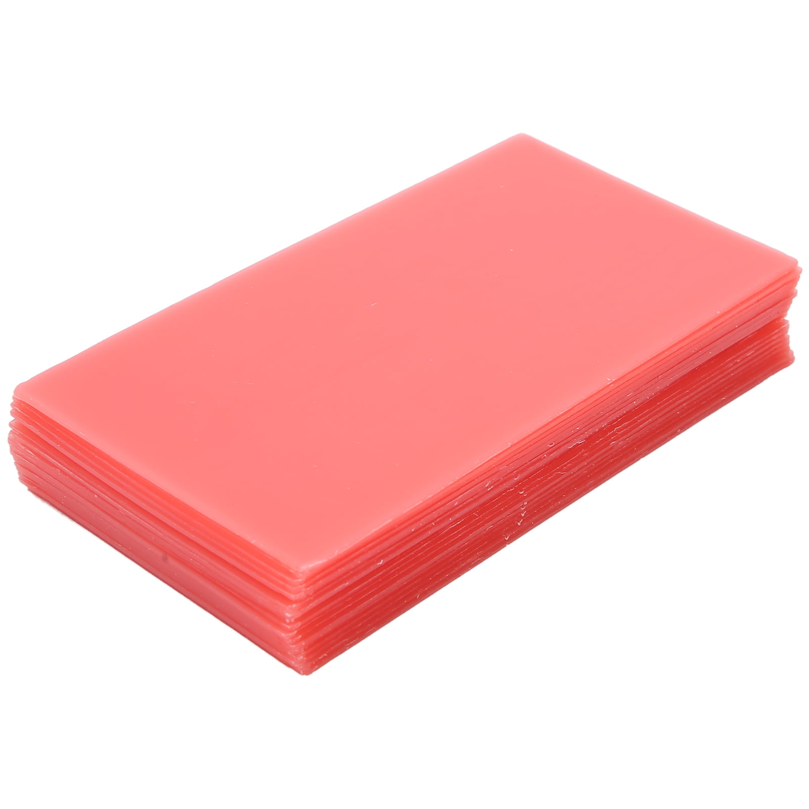 18pcs Dental Base Plate Wax Red Dental Wax Dentist Auxiliary Material