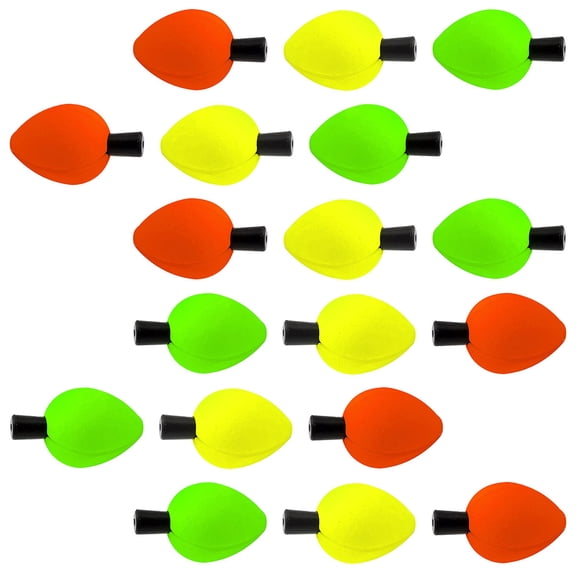 18pcs Fly Fishing Float Floating Bobbers Indicators Fishing Bobbers Fishing Accessories Foam Indicators Float