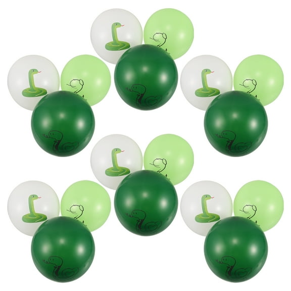 18pcs Snake Party Balloons Balloon Animal Balloon Snake Garland Balloons Animal Print Balloons Hanging Snake Balloon Birthday Decor