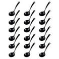 thumbnail image 1 of ifundom Black PP Soup Spoons 18pcs Set for Home Kitchen and Restaurant Use, 1 of 6